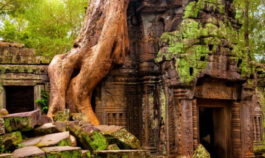 Cambodge Temple septembre