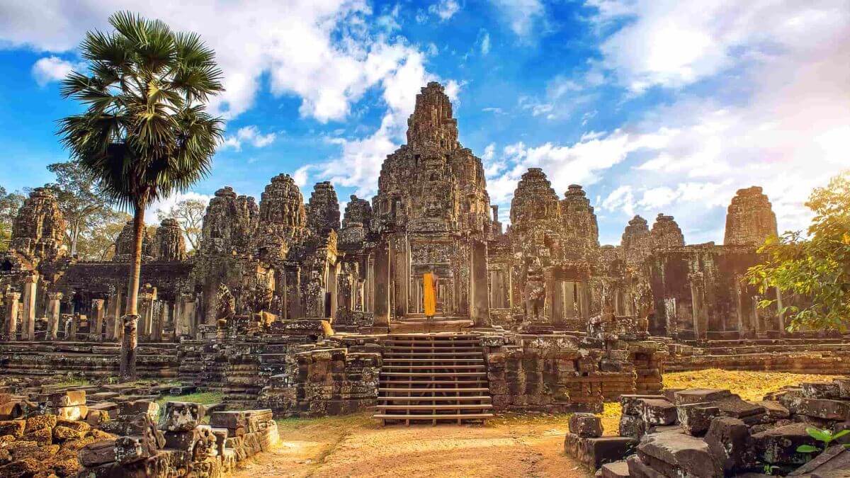 ces vestiges impressionnants à Angkor Wat.