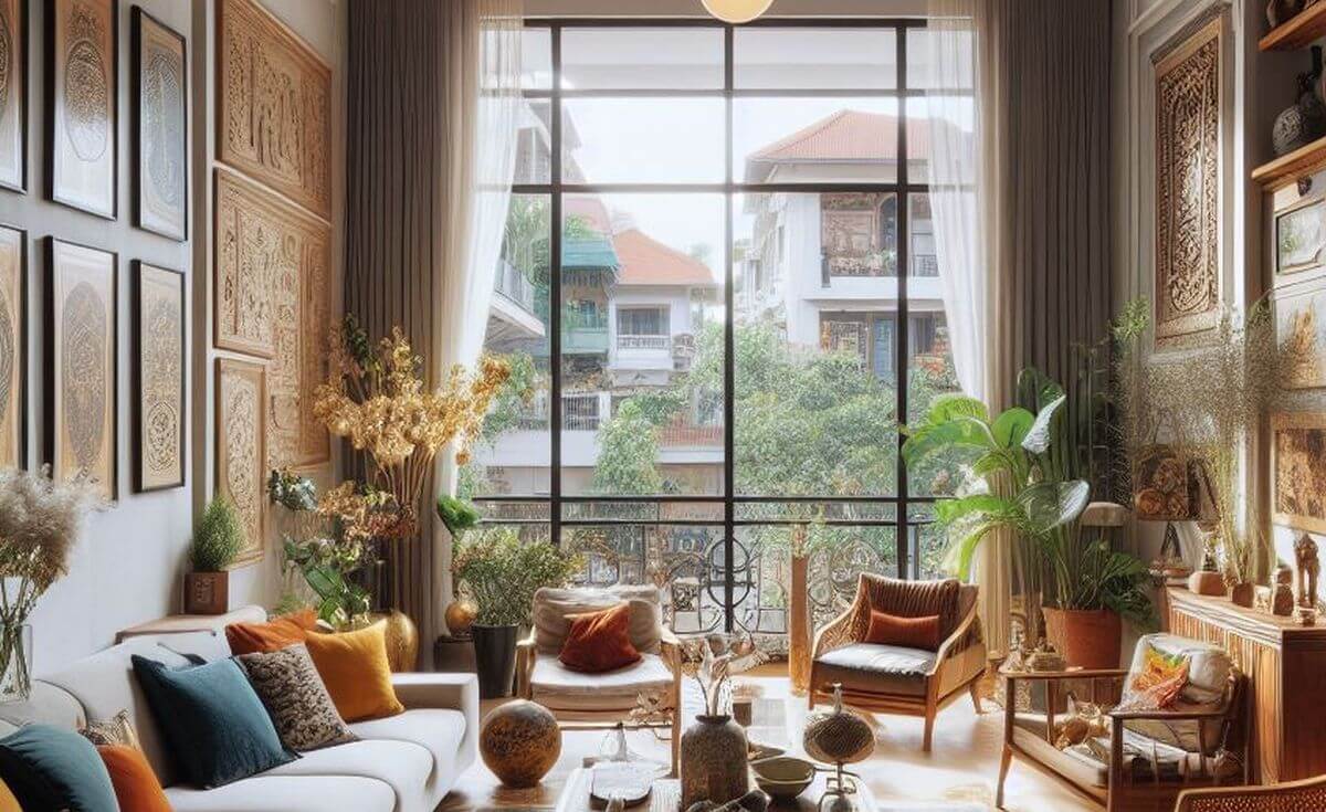 Appartement Cambodge intérieur