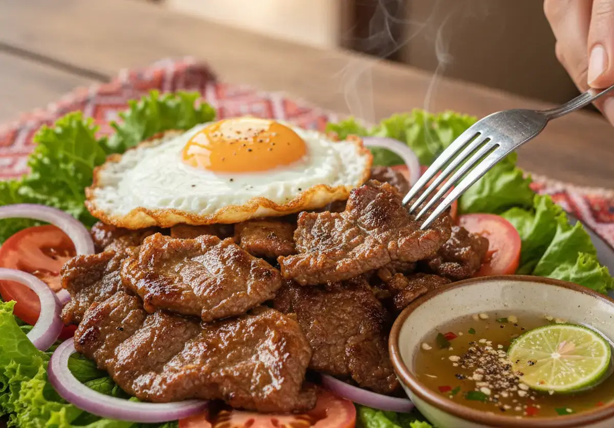 Boeuf lok lak recette cambodgienne authentique facile à réaliser chez soi