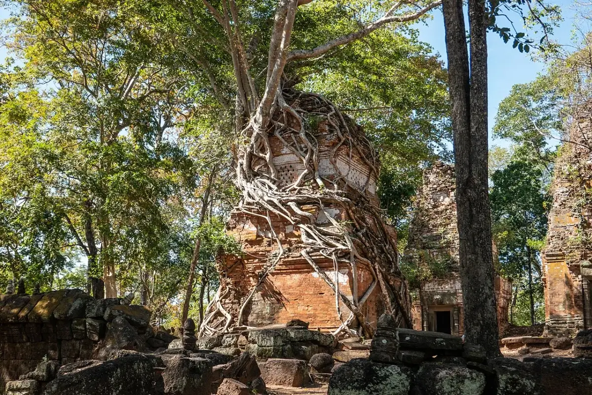 Prasat Pram – temple du Cambodge